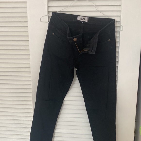 Paige Jeans Black/Blue Skinny - Picture 3 of 3